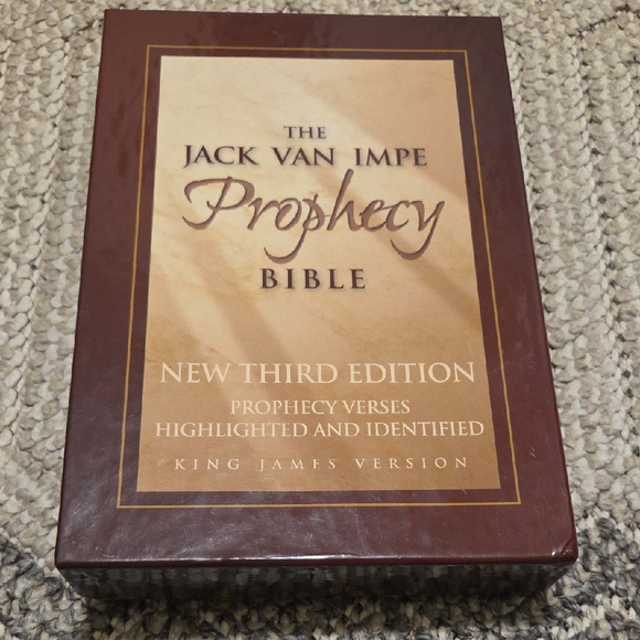 Jack Van Impe Prophecy Bible, New Third Edition. Brand New, Bible is sealed. - Picture 2 of 5
